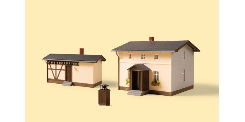 Auhagen 11457 Bahnwärterwohnhaus mit Nebengebäude