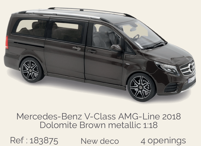 Norev 183875 Mercedes-Benz V-Class AMG-Line 2018 1:18