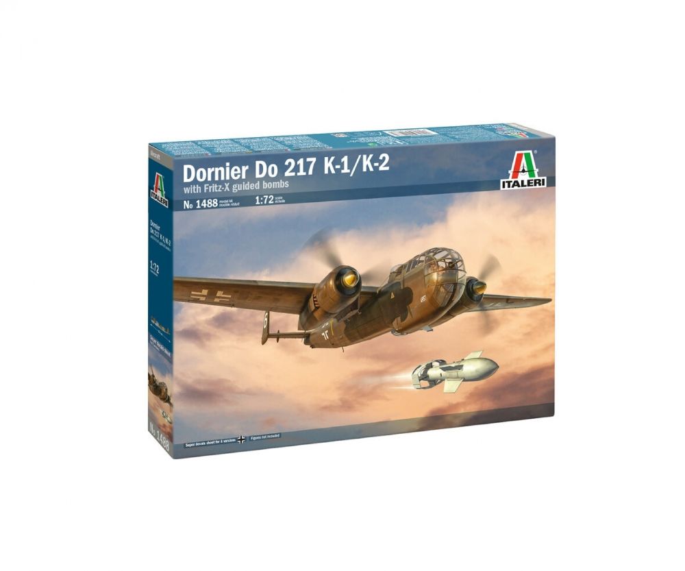 Italeri 1488 DO 217 K-1/K-2 with FRITZ X 1:72 Bausatz Neu OVP
