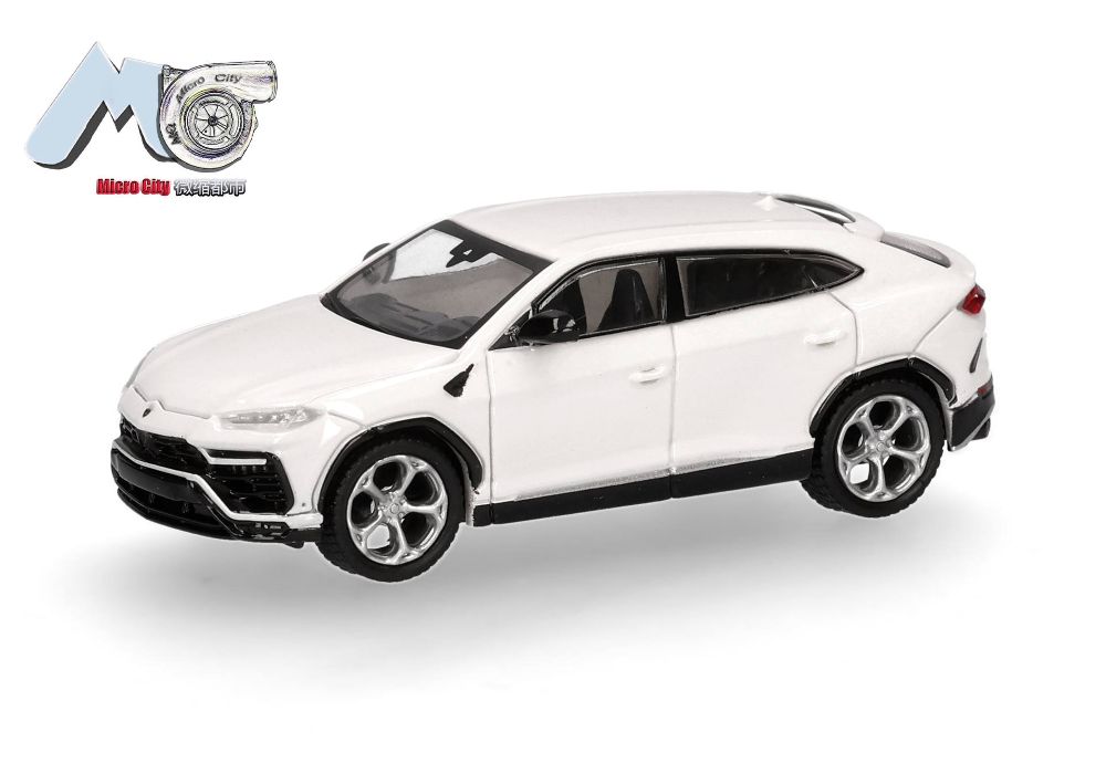 Herpa 87MC000110 MicroCity: Lamborghini Urus weiß 1:87 Spur H0 NEU OVP