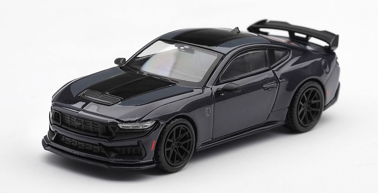 Mini GT 1363 1:64 FORD MUSTANG DARK HORSE BLUE EMBER 2025