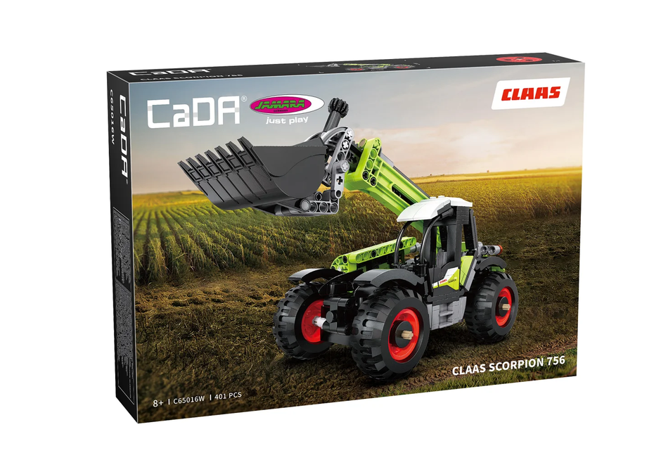 CaDA C65016W Teleskoplader Claas Scorpion 756 1:24 Bausatz NEU OVP