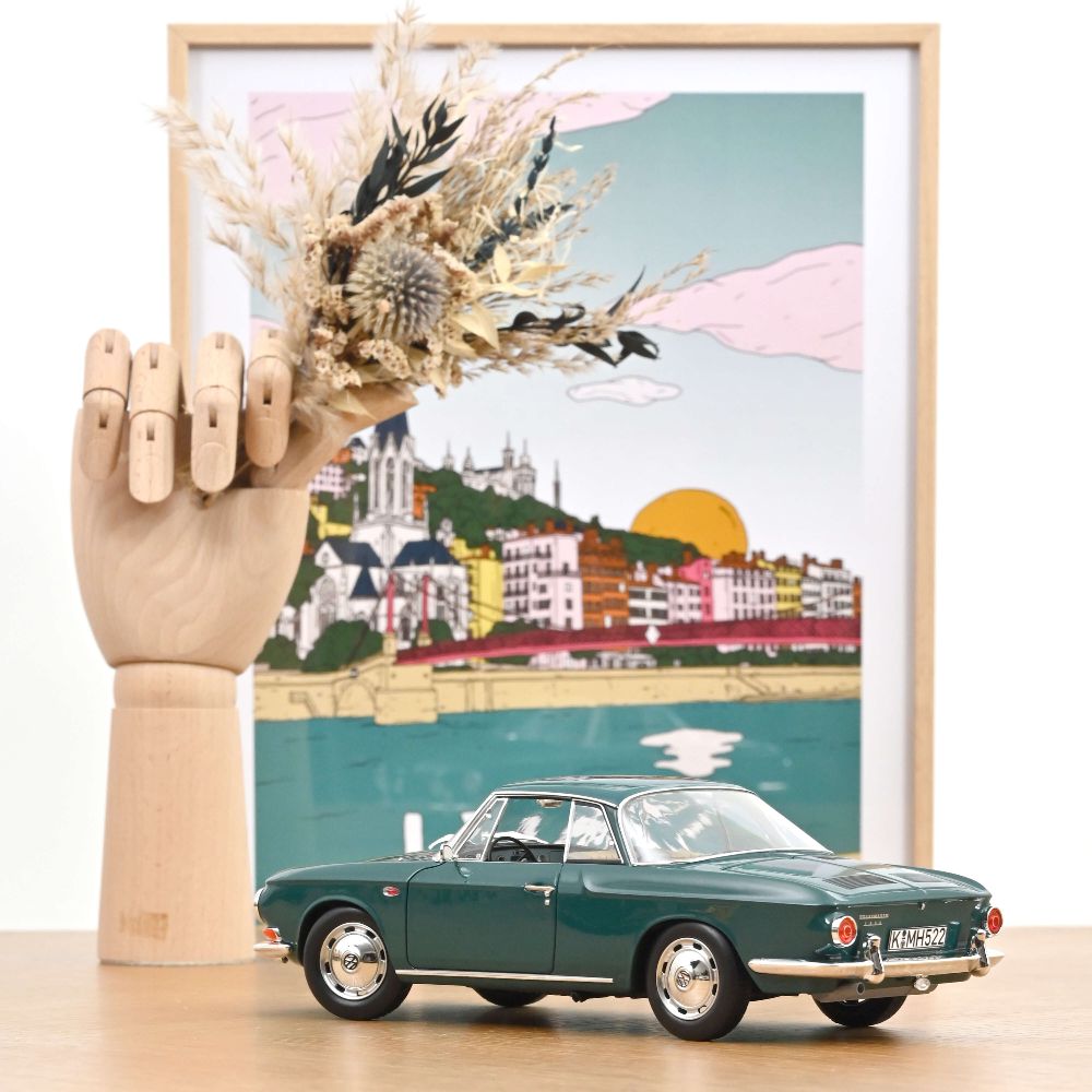 Norev 188648 VW Karmann Ghia 1500 1963 Smaragdgrün 1:18 NEU