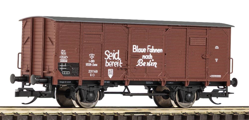 Piko 47855 Ged. Güterwg. G02 FDJ DR III Spur TT