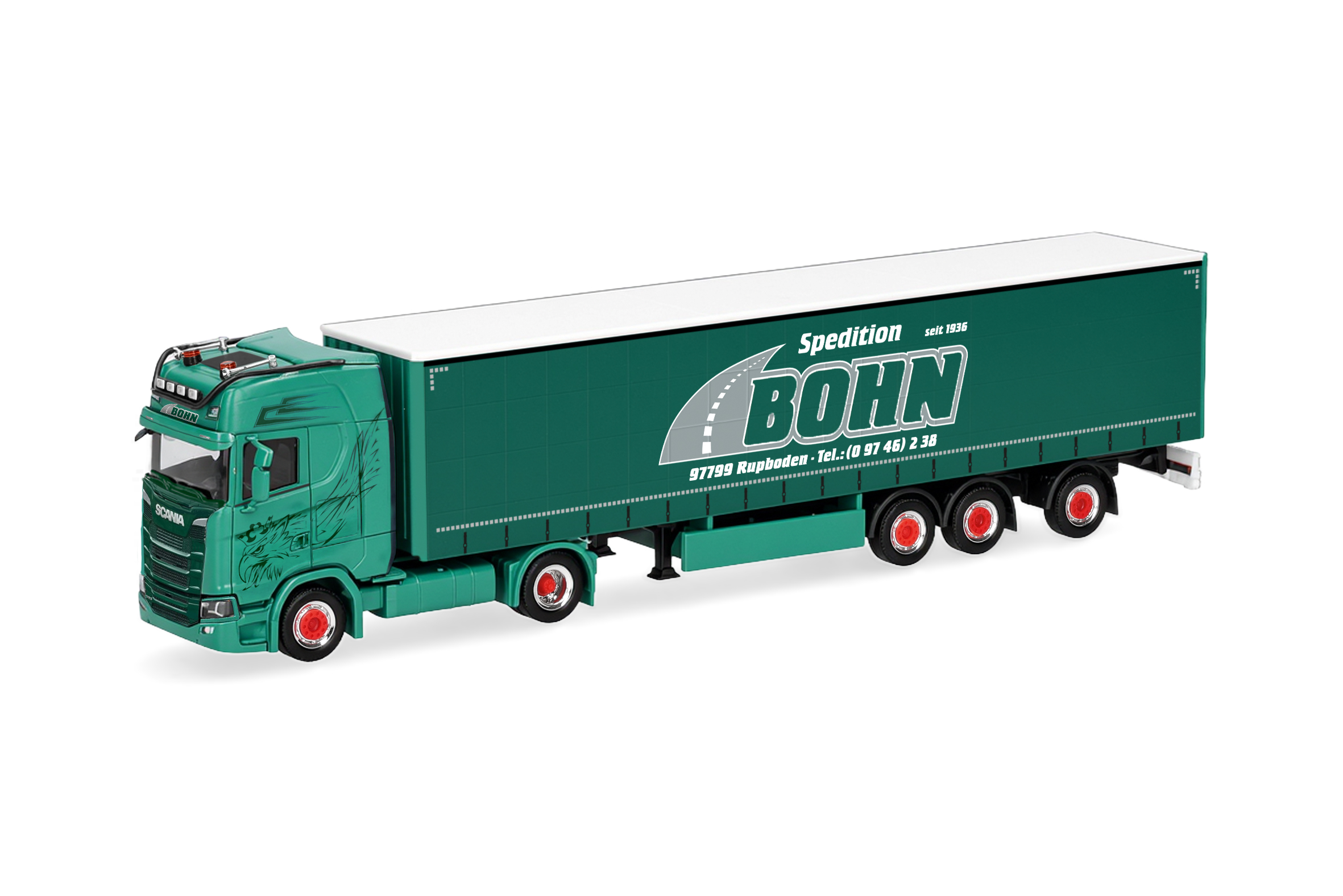 Herpa 322461 Scania CS 20 HD GaPlSz Bohn
