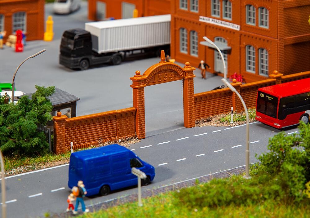 Faller 272917 N Fabrikmauer 1:160 Spur N Neu OVP