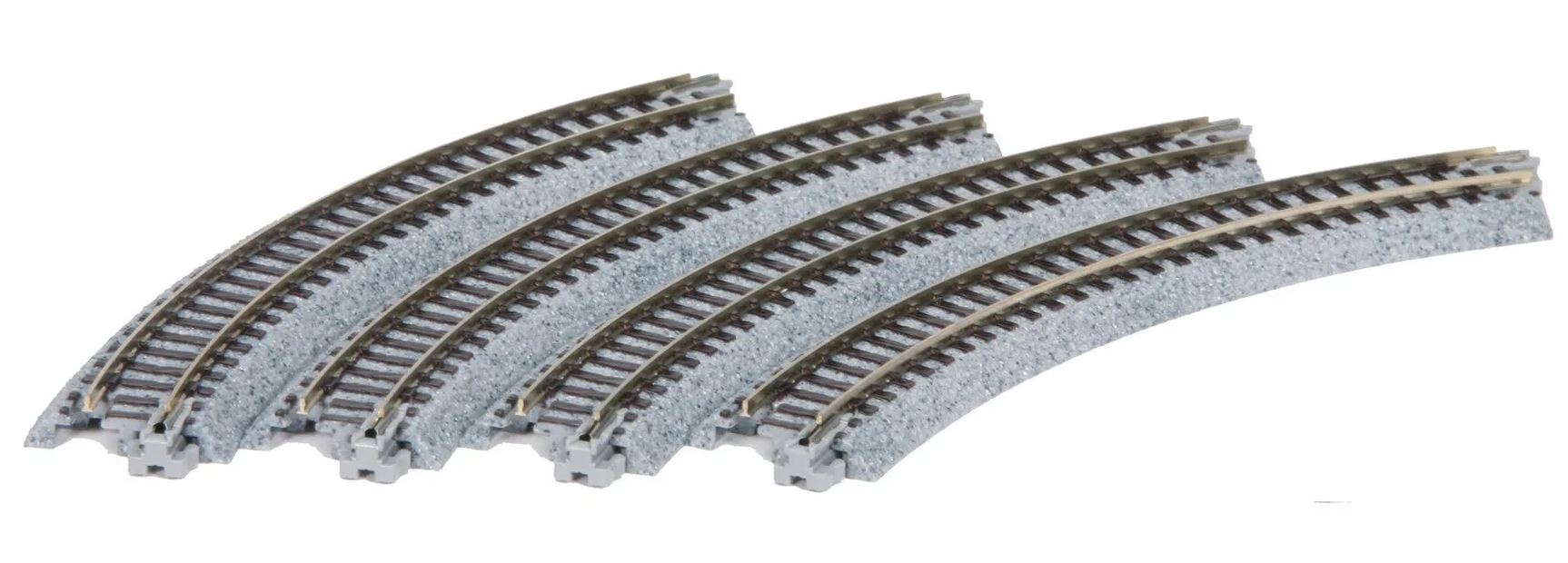 Kato 20-172 Gleis gebogen R 183-45° 4 Stück 1:160 Spur N Neu