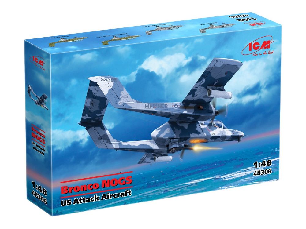 ICM 48306 Bronco NOGS US Attack Aircraft 1:48 Bausatz Neu OVP