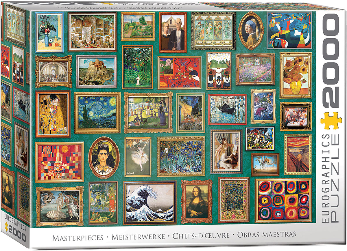 EUROGRAPHICS 8220-6041 Meisterwerke 2000 Teile Puzzle Neu OVP Kunst