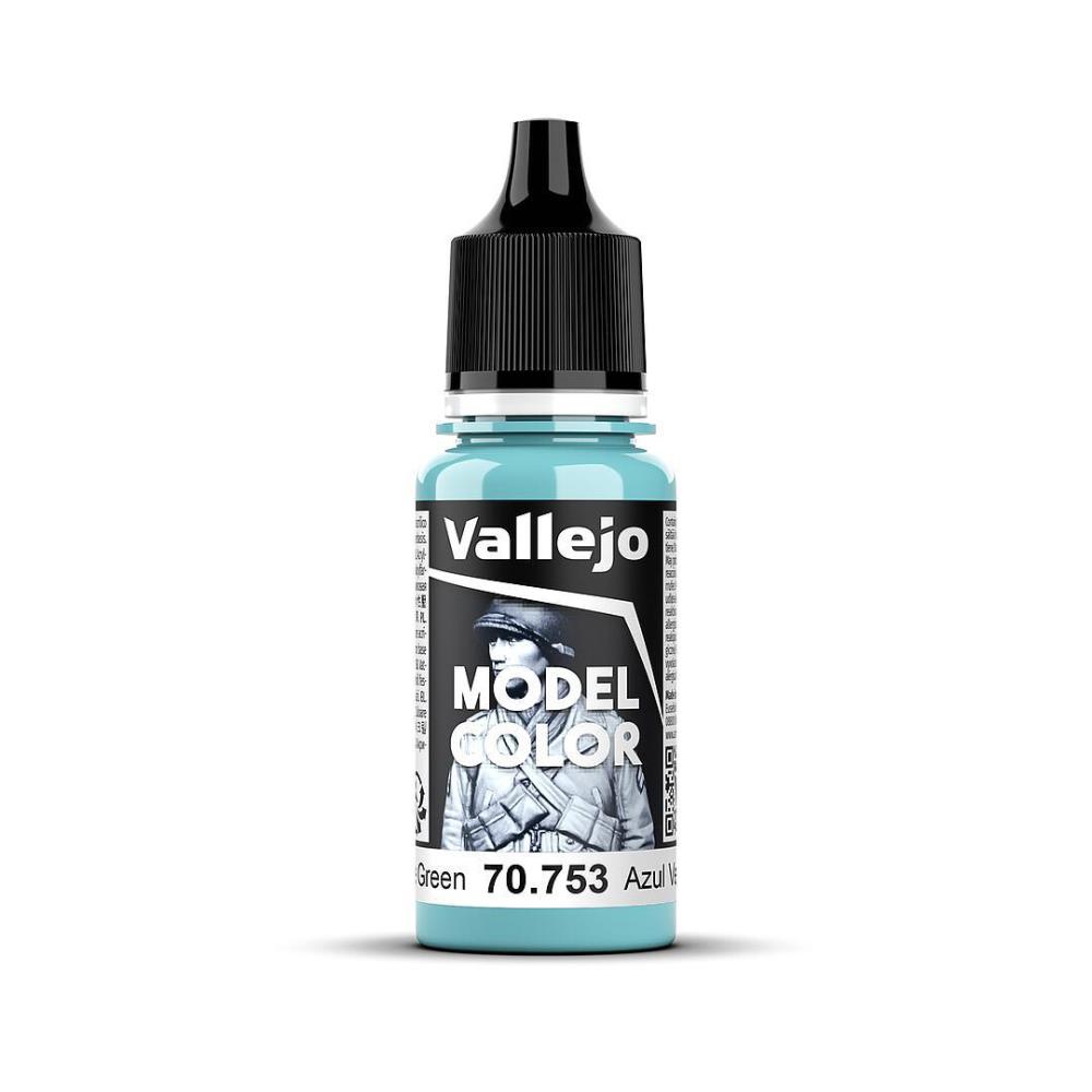 Vallejo 70753 Hellblaugrün, 18 ml Model Color NEU