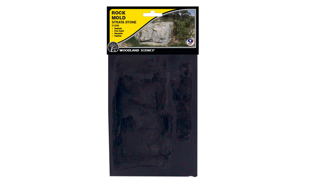 Woodland Scenics C1239 Gießform Schichtstein Neu OVP