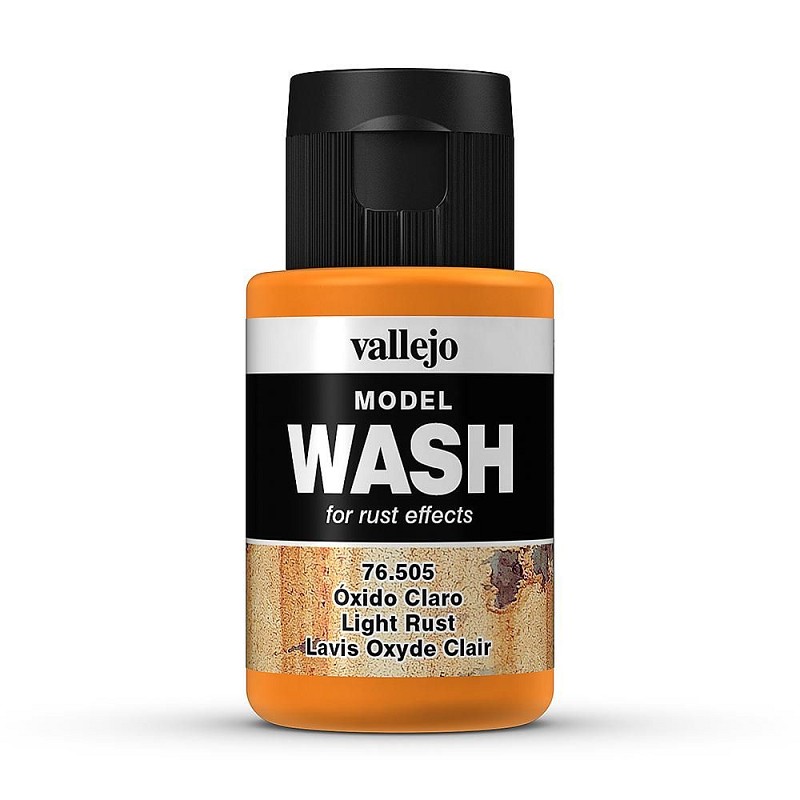 Vallejo 76505 Wash-Color, Heller Rost, 35 ml