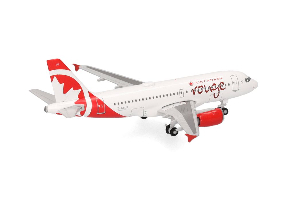 Herpa 538701 Air Canada Rouge Airbus A319 1:500 Standmodell NEU