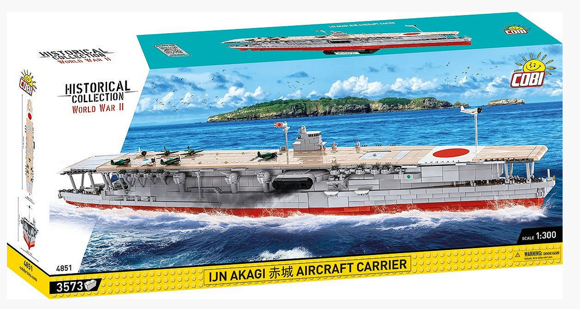 Cobi 4851 IJN Akagi Aircraft Carrier 1:300 Bausatz NEU OVP