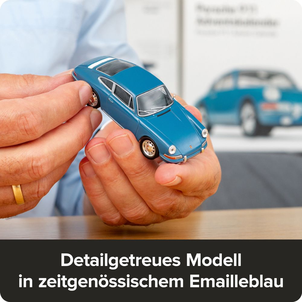 Franzis 67664 Porsche 911 Emailblau Adventskalender 1:43 Bausatz