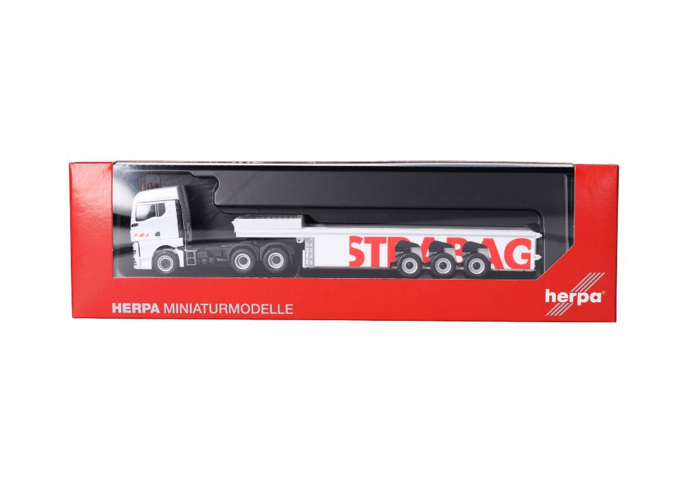 Herpa 319270 MAN TGX GM Betonteile-Sattelzug "Strabag" 1:87 Neu
