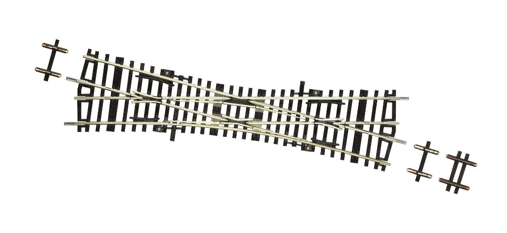 Roco 42449 Einfache Kreuzungsweiche EKW15 ohne Antrieb Spur H0