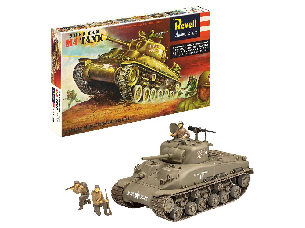 Revell 03369 M4 Sherman - 75 Years Plastic Modelbuilding 1:40 NEU