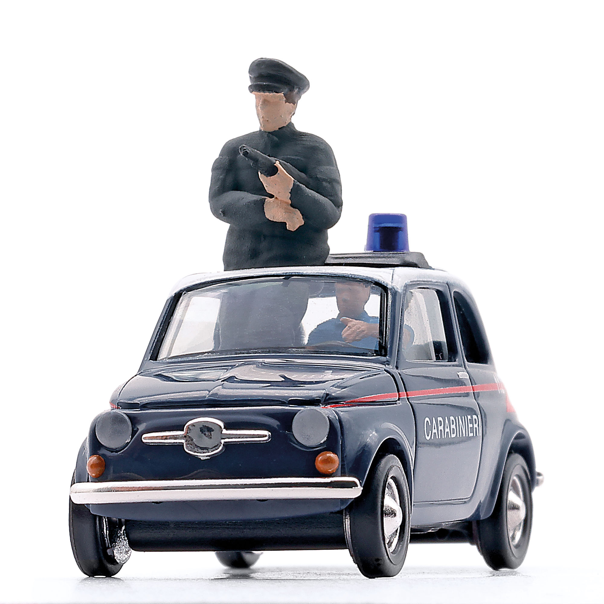 Busch 48738 Fiat 500 Carabinieri 2 Figure