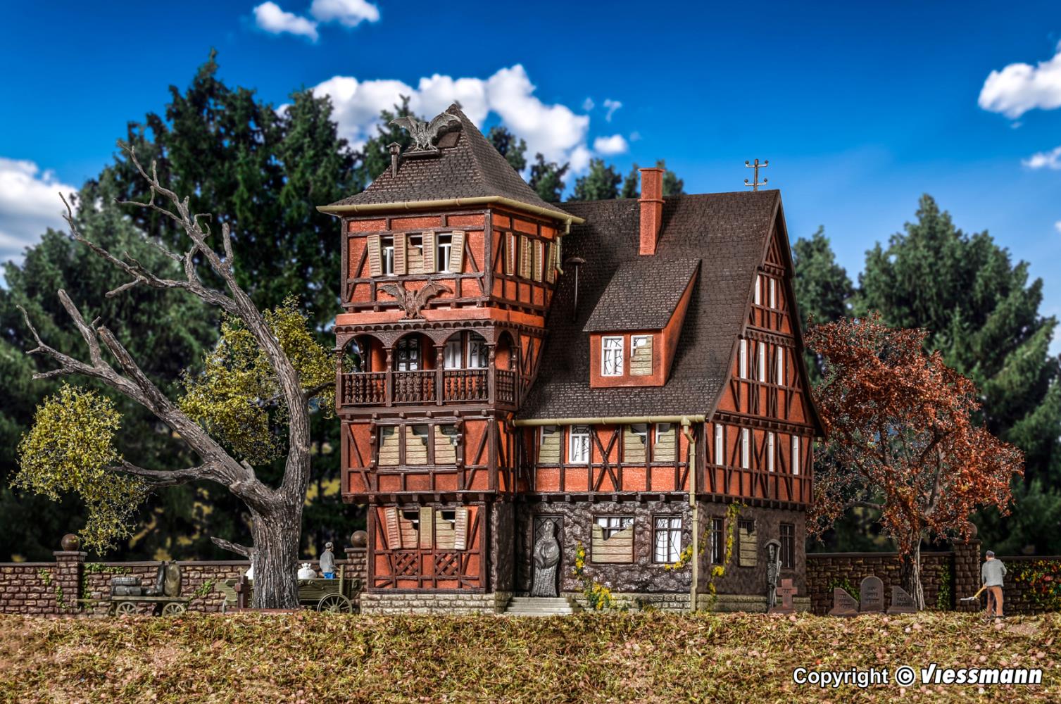 Vollmer 43679 Villa Vampir mit Farbtabletten 1:87 Spur H0 Bausatz