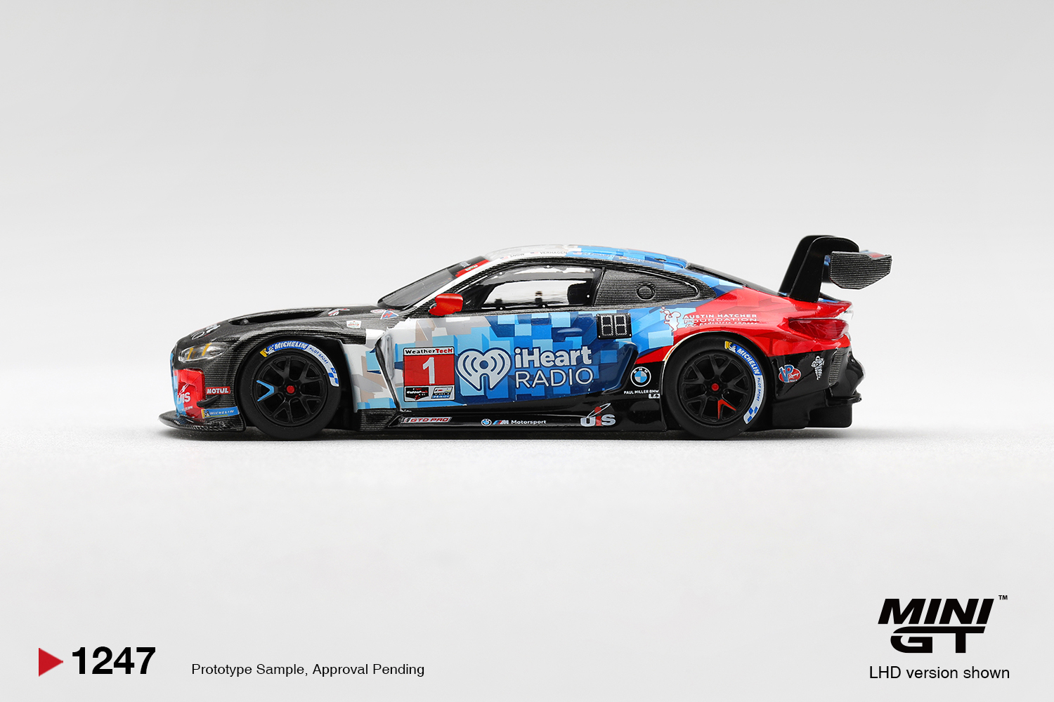 Mini GT 1247 1:64 BMW M4 GT3 EVO #1 PAUL MILLER RACING DAYTONA 24 HRS