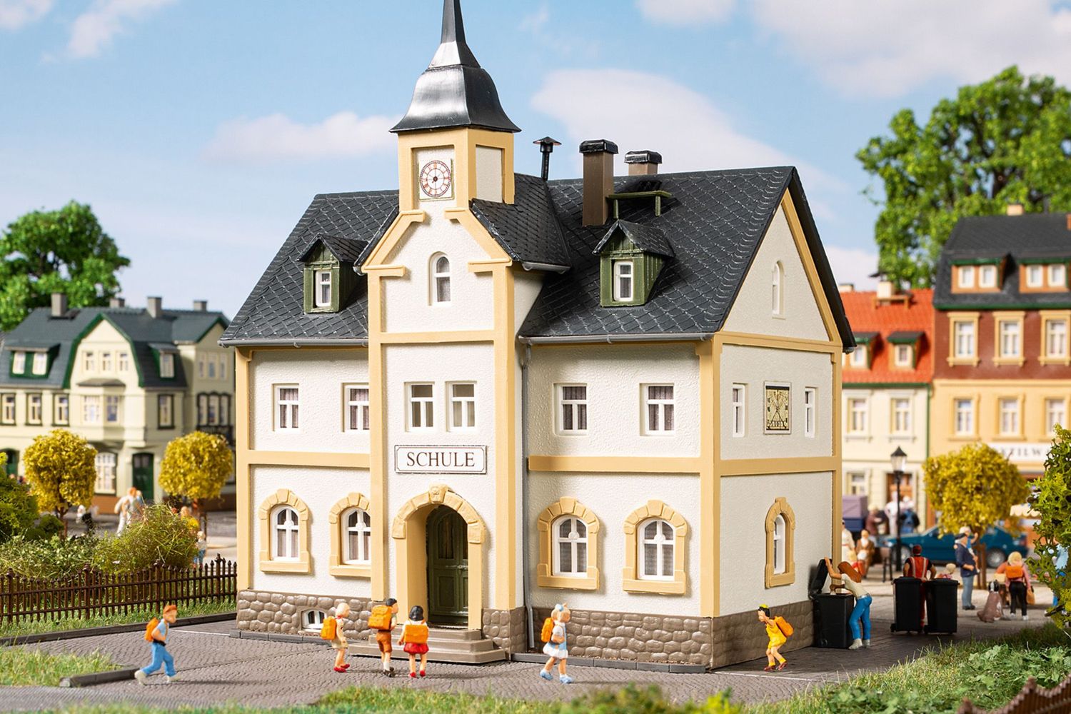 Auhagen 12353 Dorfschule 1:87/1:120 Spur H0/TT Bausatz Neu OVP