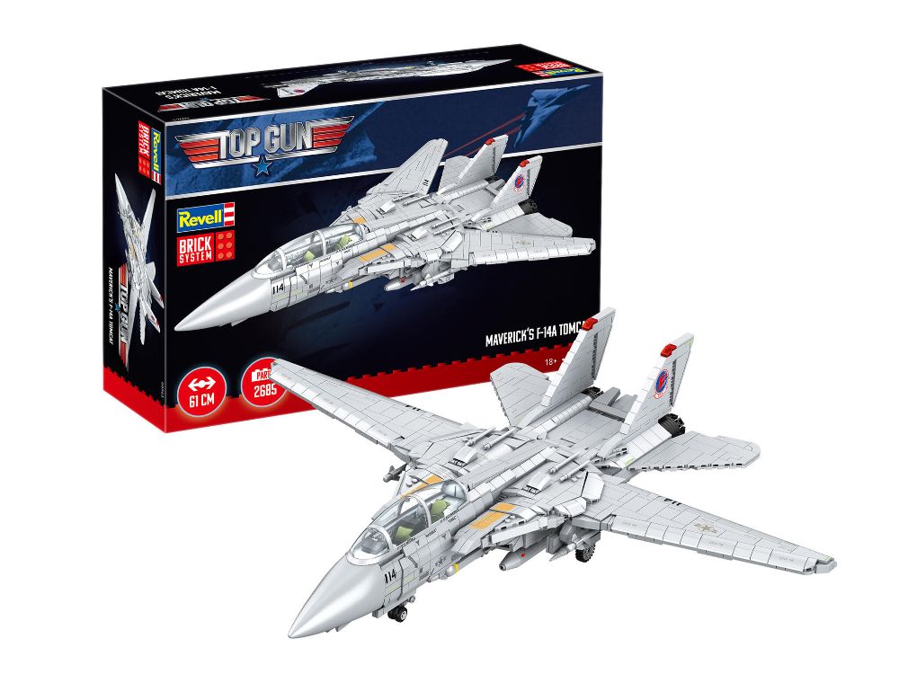 Revell 00963 Maverick's F-14A Tomcat "Top Gun" - Brick System NEU