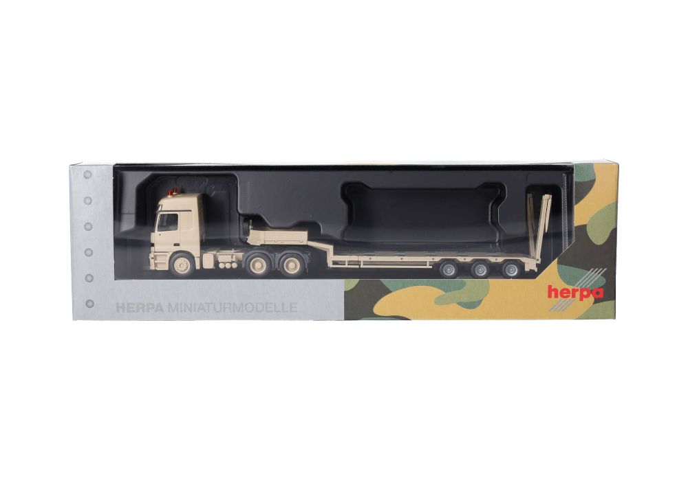 Herpa 747271 MB Actros L (96) MP1 Tieflade-Sattelzug (Belgien) 1:87