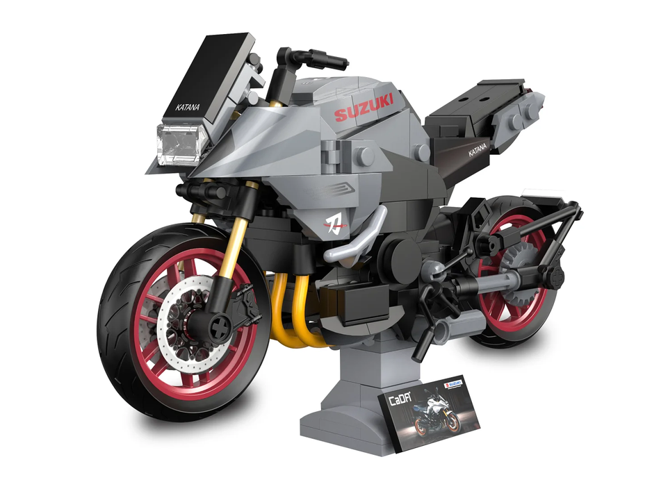 CaDA C62052W Suzuki Katana grau 1:12 Bausatz NEU OVP Bricks