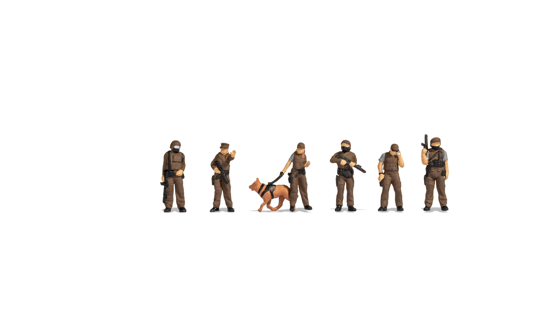 Noch 15079 Polizei Sondereinsatzkommando 1:87 Spur H0 Neu OVP Figuren