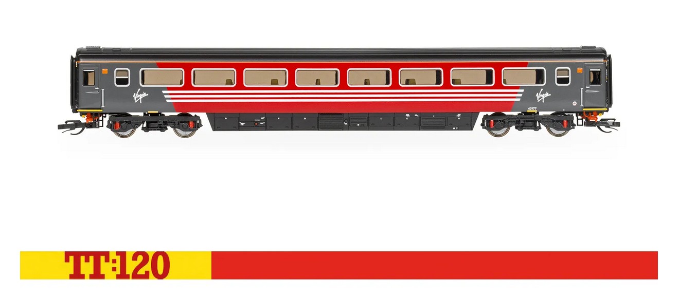Hornby TT4047B Virgin HST Mk3 '42177' Trailer Standard Coach Spur TT