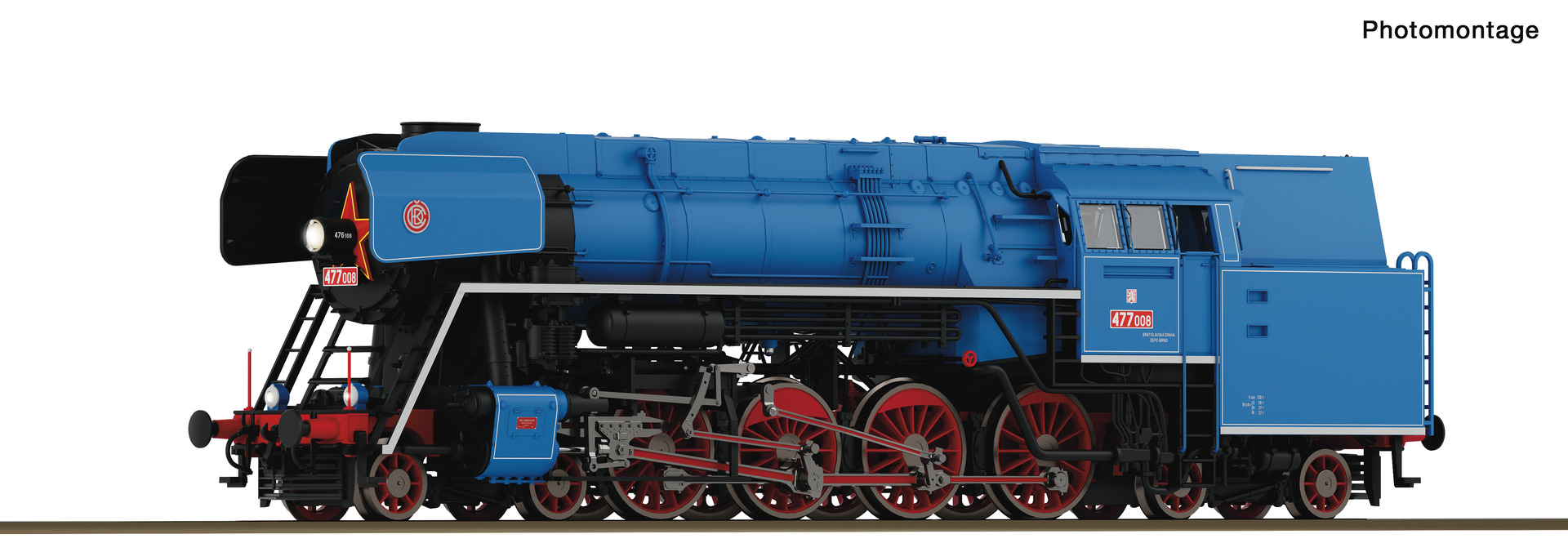 Roco 7130033 Dampflokomotive 477 008