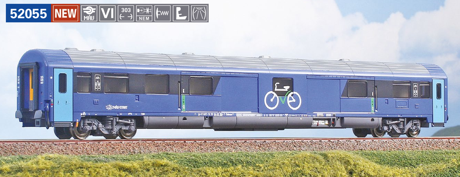 ACME 52055 Gepäckwagen Ddmee MAV 2. Nr. 1:87 Spur H0 DC NEU