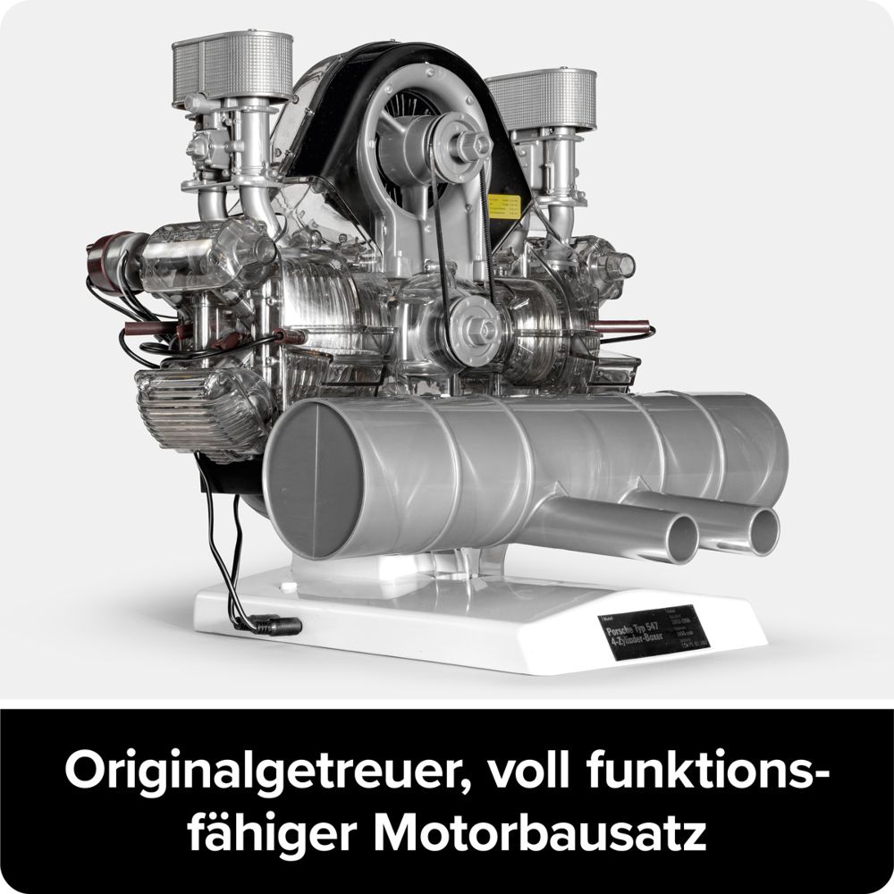 Franzis 67550 Porsche Carrera-Rennmotor 1:3
