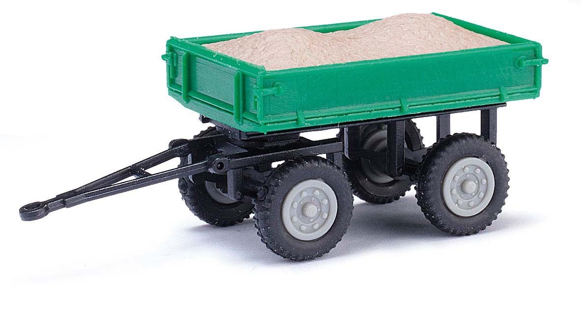 Harold Mehlhose 210019501 Anhänger E-Karre/Mulitcar Kies Grün 1:87 Spur H0 Neu