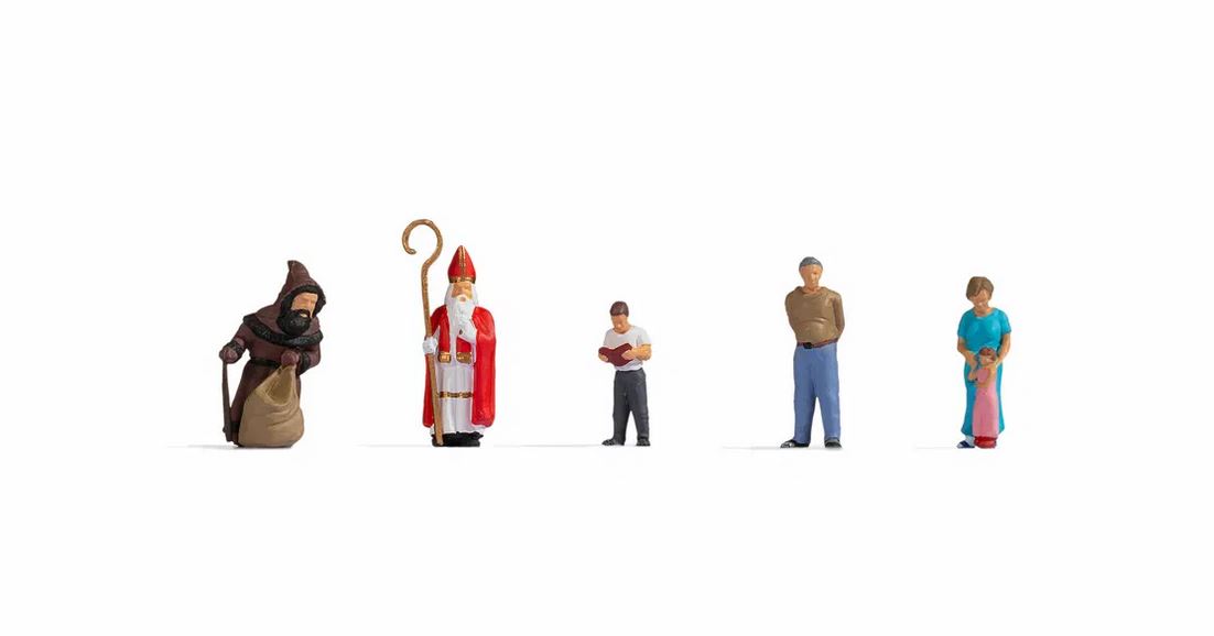 Noch 15923 Nikolausabend 1:87 Spur H0 Neu OVP Figuren