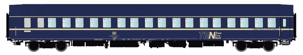 LS Models 46152 Schlafwagen WLABsm166 (T2S) DB/TEN, Ep.IVc Spur H0