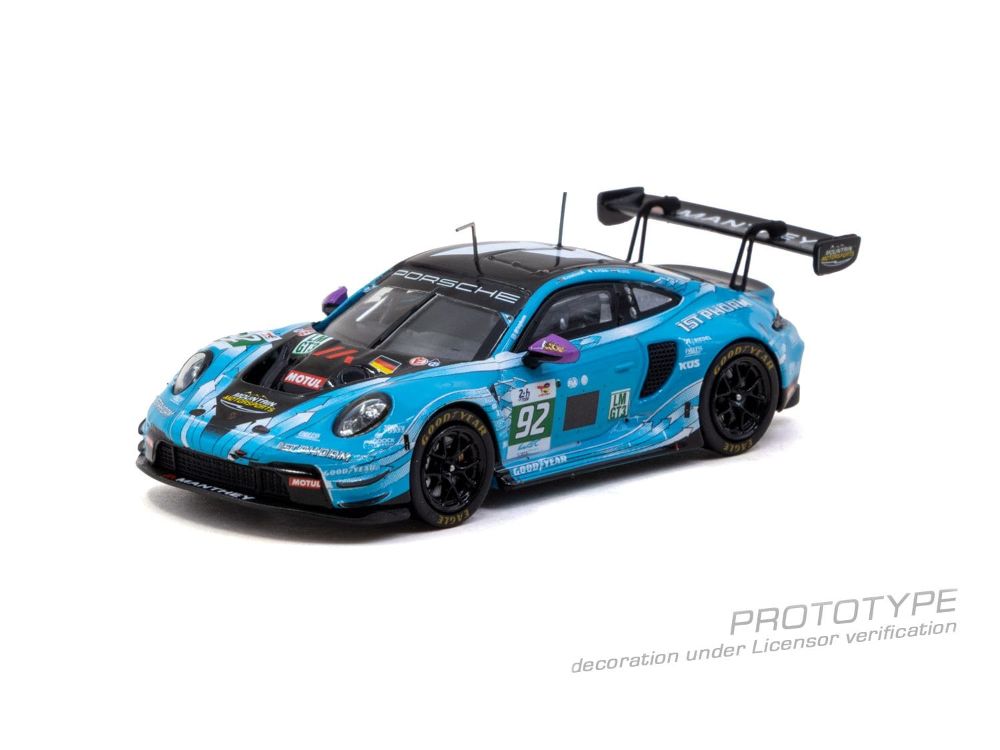 Tarmac Works T64-084-25LM92 1:64 PORSCHE 991 (992) GT3 R #92 RYAN HARDWICK