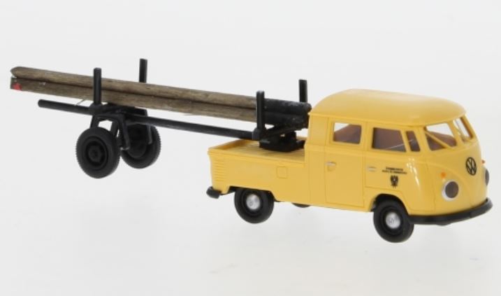 Brekina 32836 VW T1b Doka mit Nachläufer, Österreichische Post
