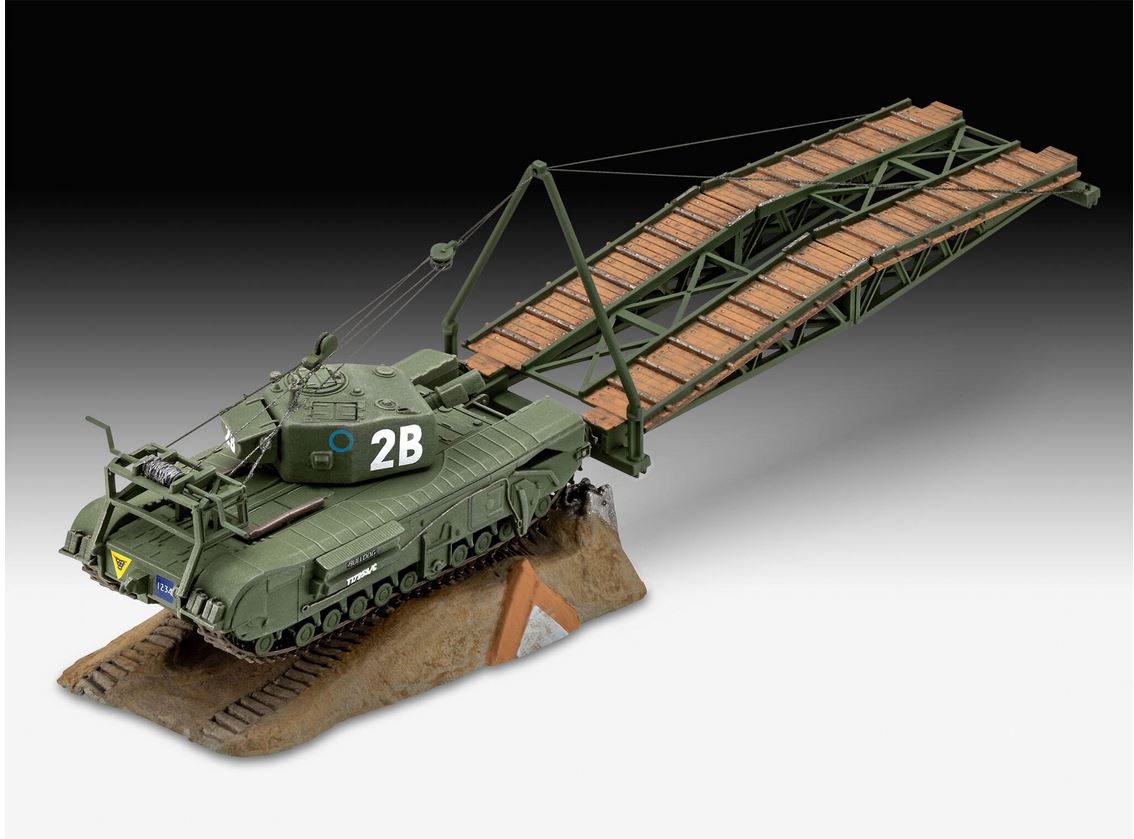 Revell 63297 Model Set Churchill A.V.R.E. mit Basiszubehör 1:76 Neu