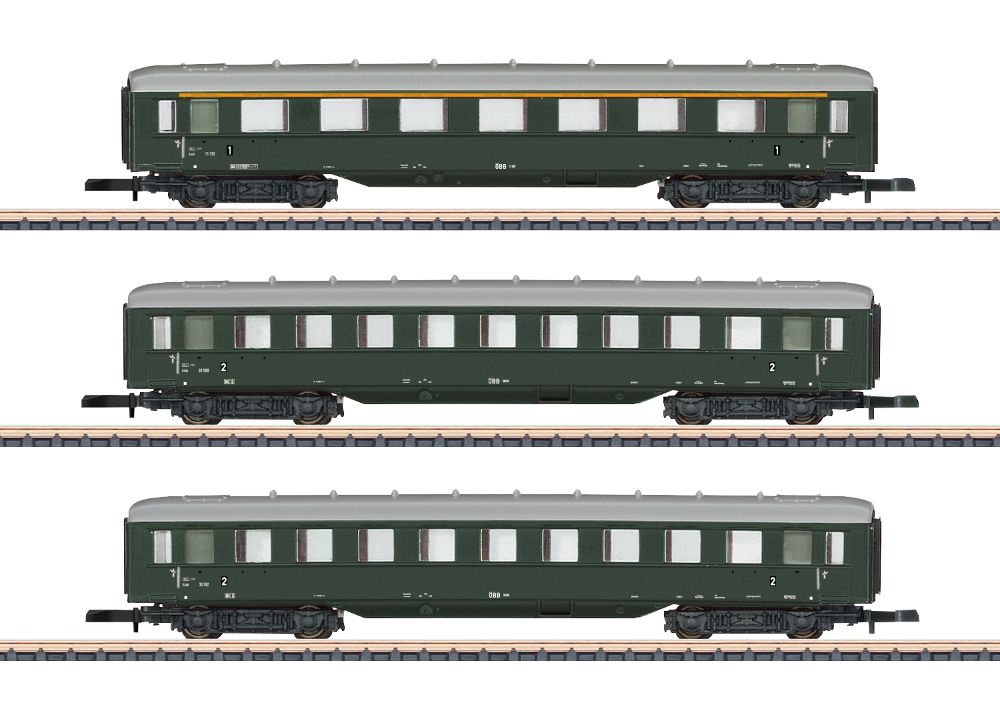 Märklin 87107 Schürzenwagen-Set ÖBB 1:220 Spur Z Neu OVP