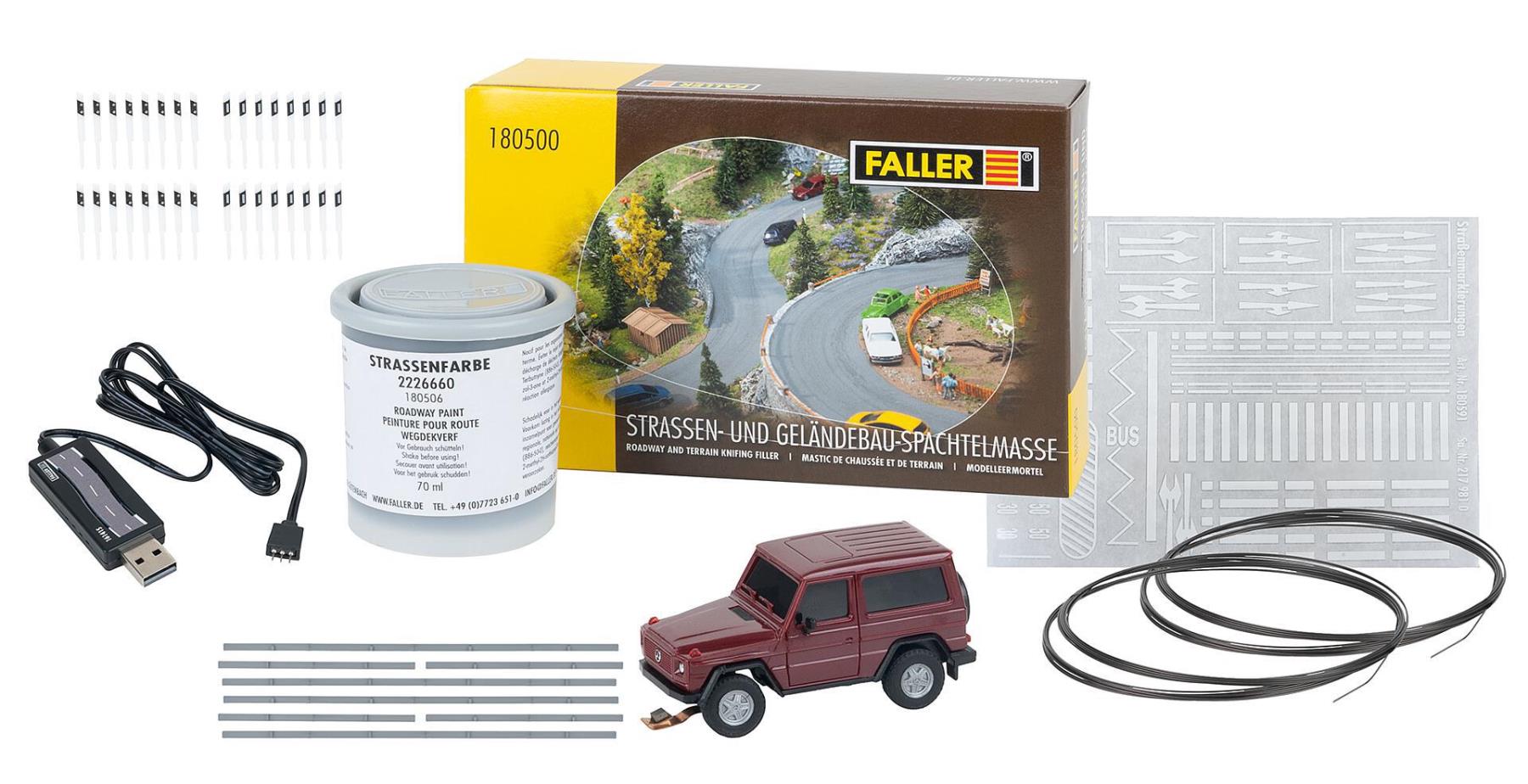 Faller 161449 Car System Start-Set SUV MB G-Klasse HERPA Spur H0
