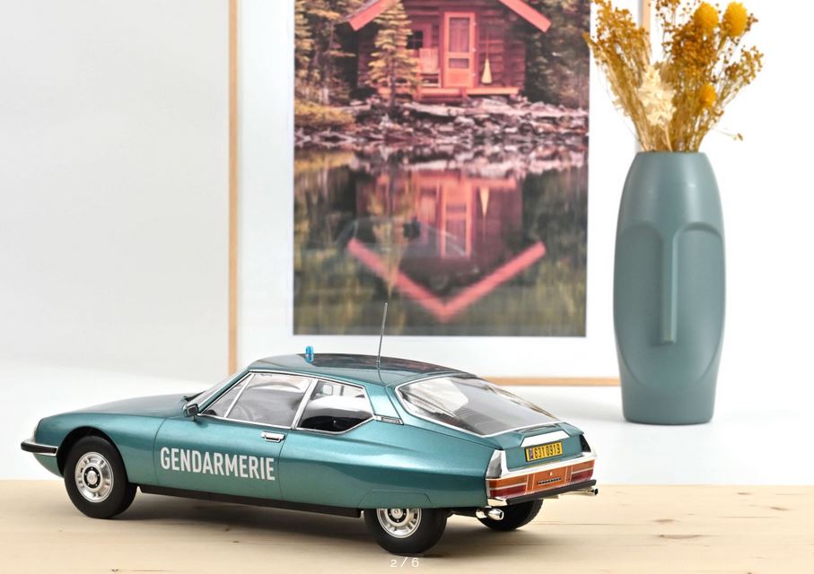 Norev 121703 Citroën SM 1973 Gendarmerie 1:12 Standmodell Neu