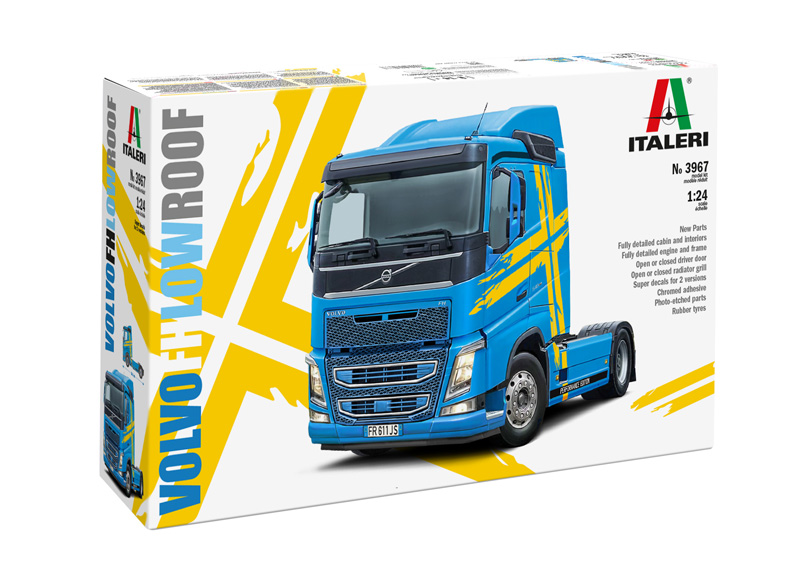 Italeri 3967 Volvo FH Low Roof 1:24 Modellbausatz Neu OVP