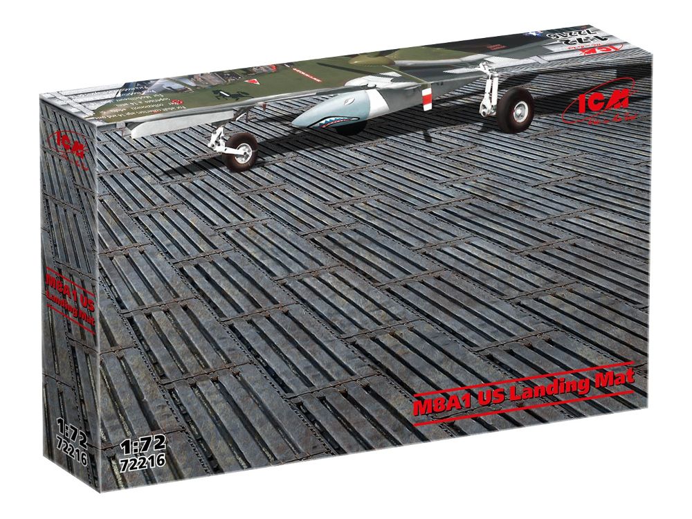 ICM 72216 M8A1 US Landing Mat 1:72 Modellbausatz Neu OVP