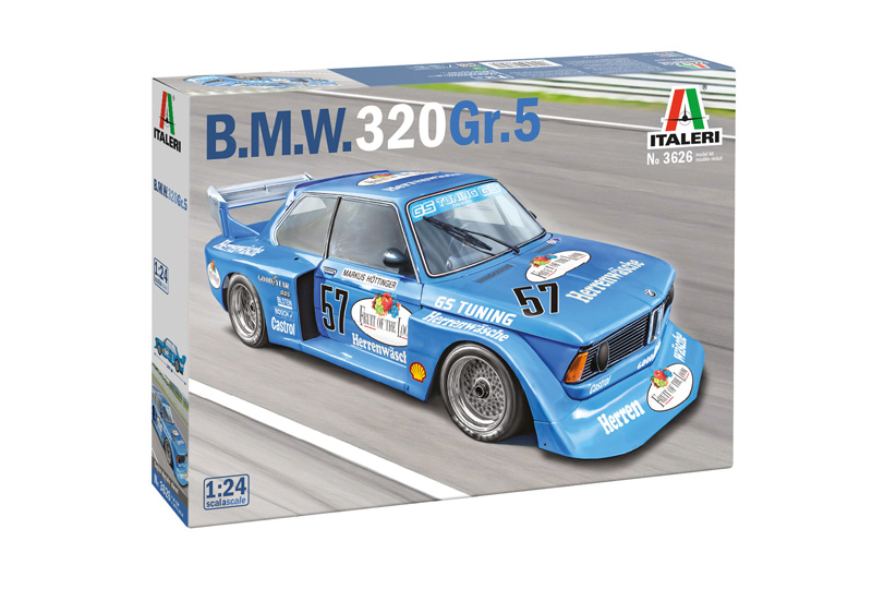 Italeri 3626 B.M.W. 320 Group 5 1:24 Modellbausatz NEU OVP