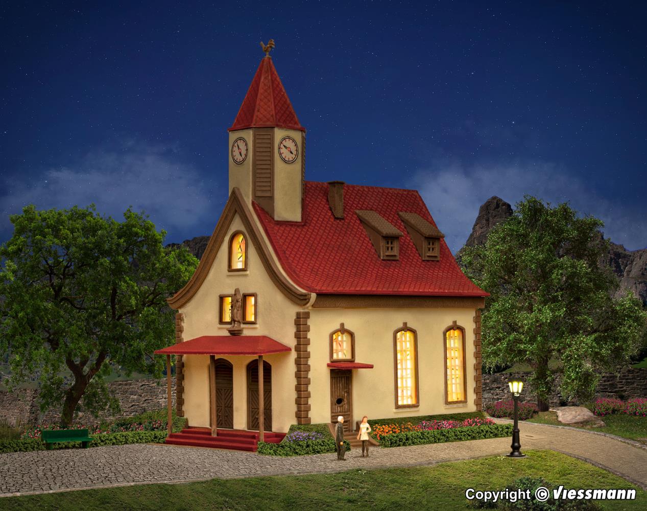 Vollmer 49560 Dorfkirche 1:220 Spur Z Bausatz Neu OVP