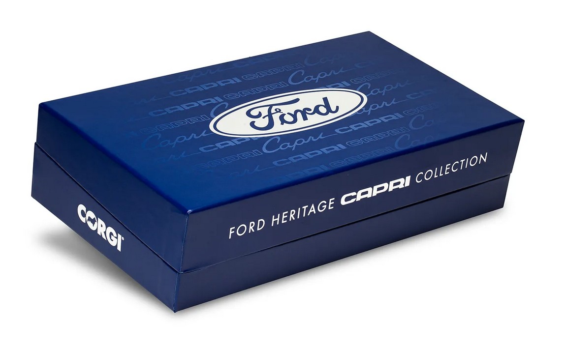 Corgi VC01303 Ford 3er Set Heritage Capri Collection grün/blau 1:43