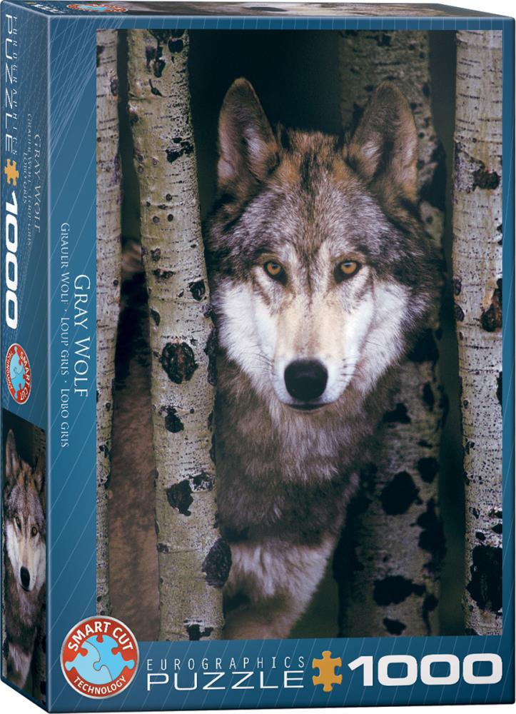 EUROGRAPHICS 6000-1244 Grauer Wolf 1000 Teile Puzzle NEU OVP