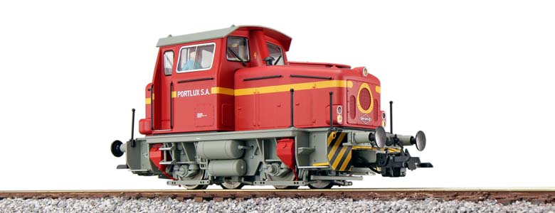 ESU 31446 Diesellok KG230  Portlux SA rot Ep IV 1:87 Spur H0 DC/AC